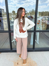 Load image into Gallery viewer, set on stripe pants - camel