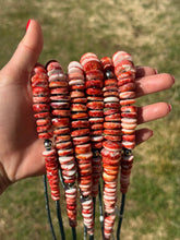 Load image into Gallery viewer, 23” Red Spiny Graduated Necklace