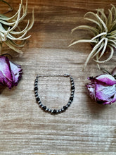 Load image into Gallery viewer, Black Onyx & Sterling Silver Pearl Bracelet – 5mm