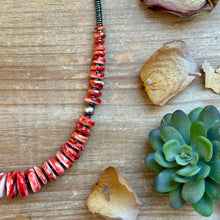 Load image into Gallery viewer, 23” Red Spiny Graduated Necklace