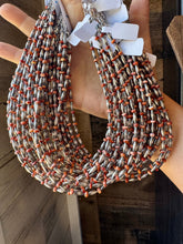 Load image into Gallery viewer, 14-Inch Sterling Silver Torpedo & Spiny Oyster Heishi Choker