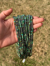 Load image into Gallery viewer, Sterling Silver & African Turquoise Necklace – 19”