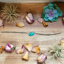 Load image into Gallery viewer, Sterling Silver & Turquoise Choker – 13” + Extender – Handmade In-House by The Bijoux FAB