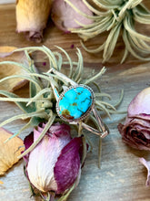 Load image into Gallery viewer, Sterling Silver Turquoise Cuff Bracelet – Small Wrist Friendly