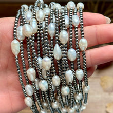 Load image into Gallery viewer, 16” Freshwater Pearl Necklace – Sterling Silver