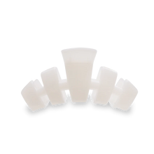 Load image into Gallery viewer, teleties coconut white medium hair clip