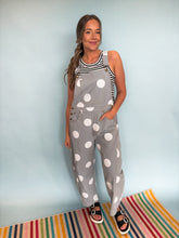 Load image into Gallery viewer, polka dot overalls
