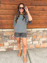 Load image into Gallery viewer, starstruck stripe top - blue
