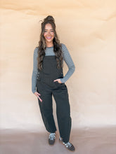 Load image into Gallery viewer, charcoal overalls
