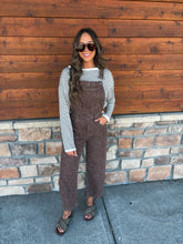 Load image into Gallery viewer, leopard overalls - brown
