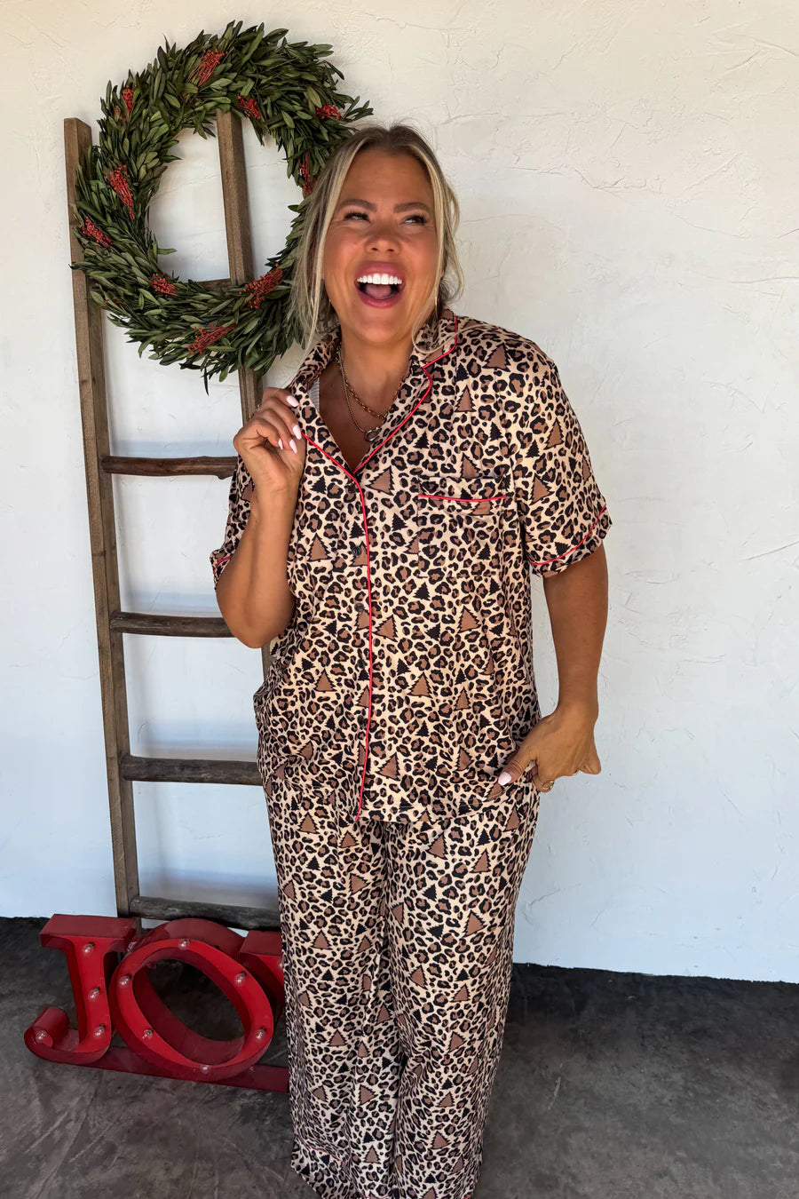 PREORDER CHEETAH TREES LUXE PJS