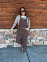 Load image into Gallery viewer, leopard overalls - brown
