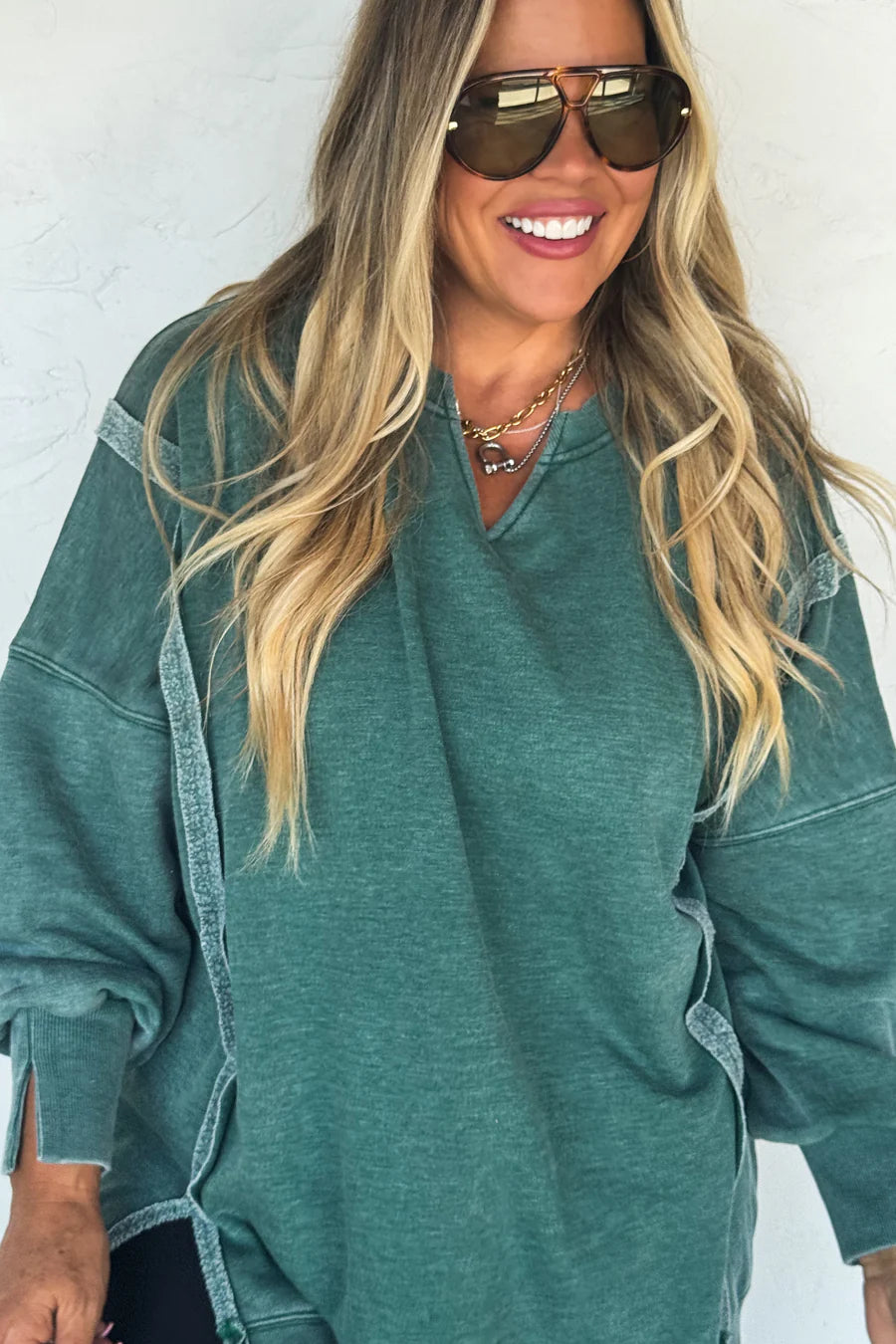 PREORDER- THE COMFY CUT SWEATSHIRT hunter green