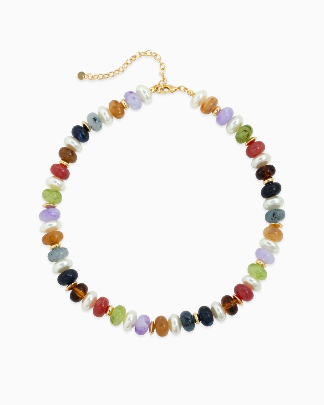 beaded necklace - multi