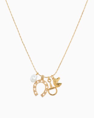 horse shoe charm necklace