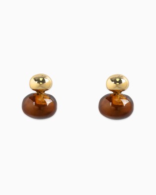 neutral stud earrings