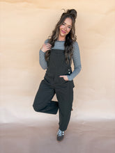 Load image into Gallery viewer, charcoal overalls
