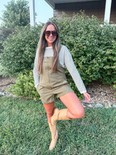 Load image into Gallery viewer, olive overalls
