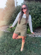 Load image into Gallery viewer, olive overalls

