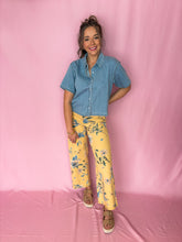 Load image into Gallery viewer, petals + plans pants yellow
