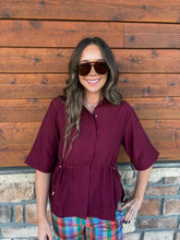 Load image into Gallery viewer, good call top - maroon
