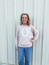 Load image into Gallery viewer, horse shoe sweater

