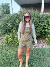 Load image into Gallery viewer, olive overalls
