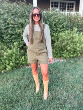 Load image into Gallery viewer, olive overalls
