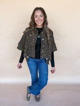 Load image into Gallery viewer, leopard cape jacket
