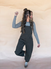 Load image into Gallery viewer, charcoal overalls
