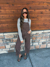 Load image into Gallery viewer, leopard overalls - brown
