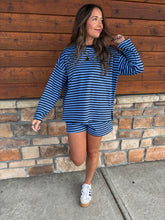 Load image into Gallery viewer, stripe set - navy
