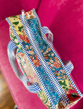 Load image into Gallery viewer, wildflower quilted tote bag
