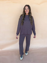 Load image into Gallery viewer, staying cozy stripe set
