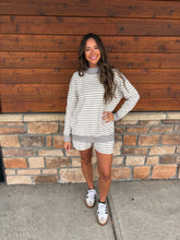 Load image into Gallery viewer, falling for you stripe set - grey
