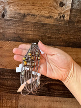 Load image into Gallery viewer, 14 inch 3 mm sterling silver pearls  choker - with bumblebees beads
