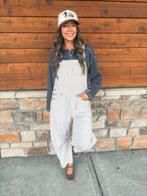 Load image into Gallery viewer, pinstripe overalls

