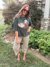Load image into Gallery viewer, gingham pants - brown

