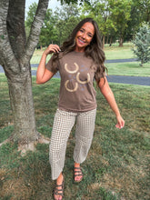 Load image into Gallery viewer, gingham pants - brown
