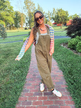 Load image into Gallery viewer, olive overalls
