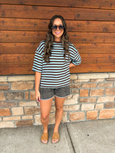 Load image into Gallery viewer, starstruck stripe top - blue

