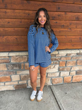 Load image into Gallery viewer, stripe set - navy
