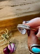 Load image into Gallery viewer, Turquoise or Spiny Oyster Ring – Sterling Silver – Native Made Stamp Z – Multiple Sizes – USA
