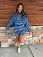 Load image into Gallery viewer, stripe set - navy
