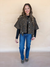 Load image into Gallery viewer, leopard cape jacket

