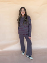 Load image into Gallery viewer, staying cozy stripe set
