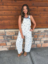 Load image into Gallery viewer, polka dot overalls
