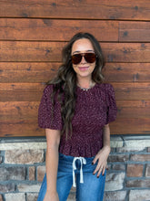 Load image into Gallery viewer, picture perfect top - maroon
