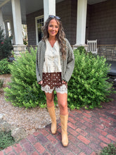 Load image into Gallery viewer, striped cardigan - olive
