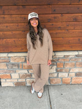 Load image into Gallery viewer, so effortless stripe set - dusty taupe
